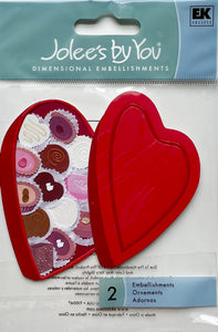 Valentine's Day Chocolates Embellishments