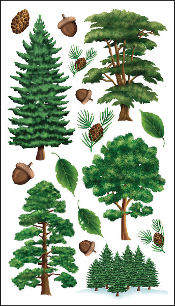 Sticko Classic Sticker Foliage and Trees Collection