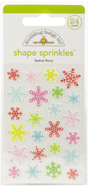 Doodlebug Shape Sprinkles Epoxy Stickers