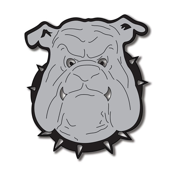 Bulldog Head Diecut