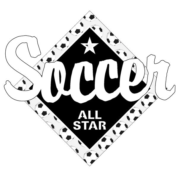 Soccer All Star Diecut