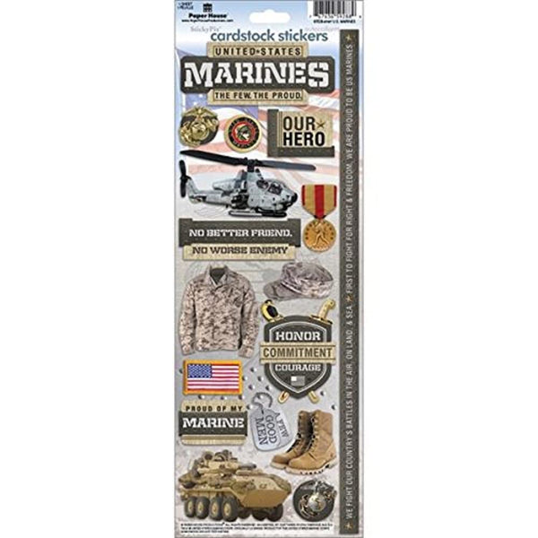 Paper House US Military Sticker Sheet