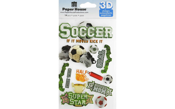 Paper House 3D Sports Stickers