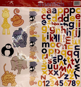 World Zoo Letters Essentials Stickers