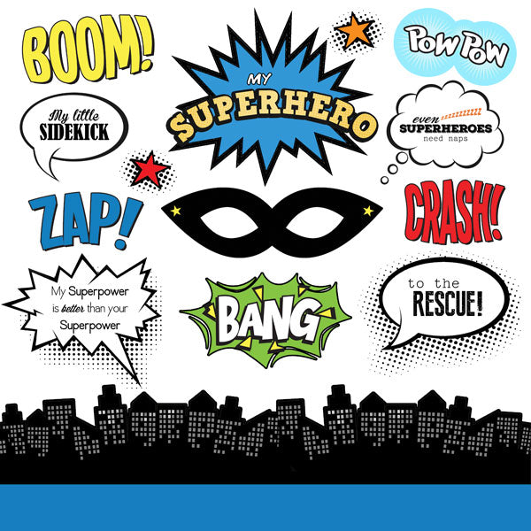 Superhero Sticker