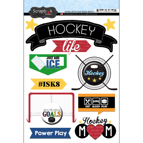 Sports Life Doo Dads Stickers
