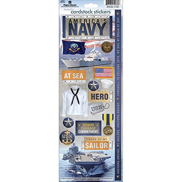 Paper House US Military Sticker Sheet