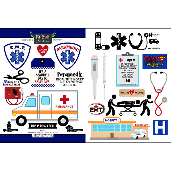 Medical Occupation Stickers