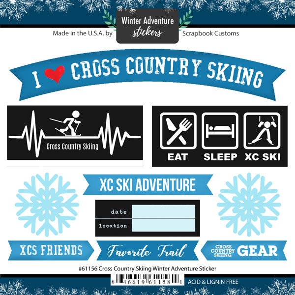Winter Adventure Stickers