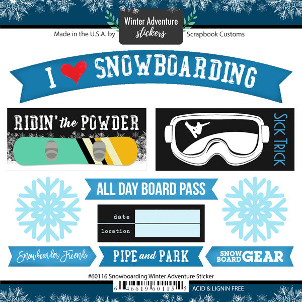Winter Adventure Stickers