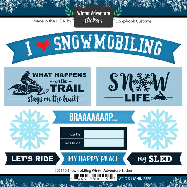 Winter Adventure Stickers