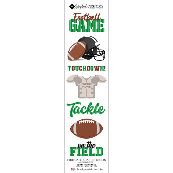 Sports Craft 3x12 Stickers Sheet