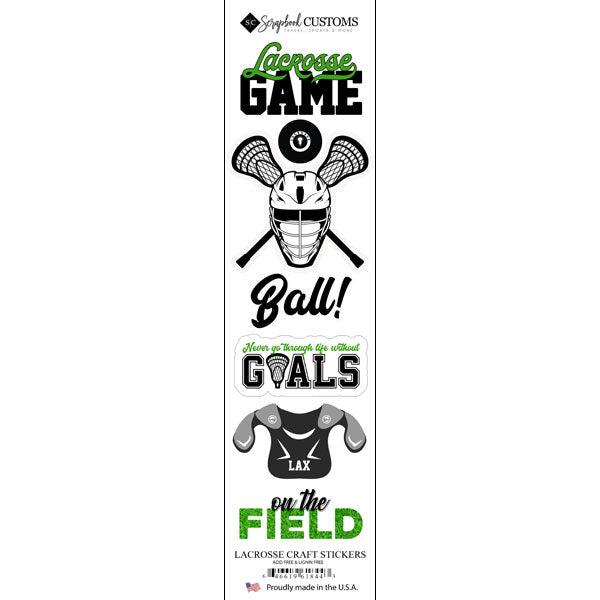 Sports Craft 3x12 Stickers Sheet