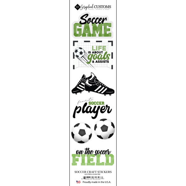Sports Craft 3x12 Stickers Sheet