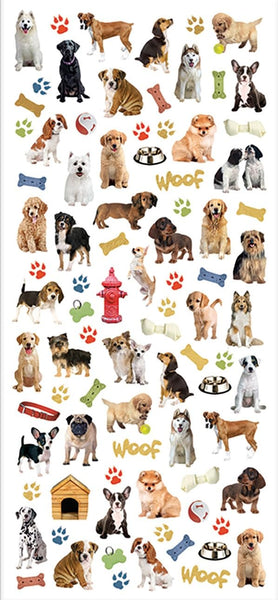 Paper House Cat and Dog Stickers Mini