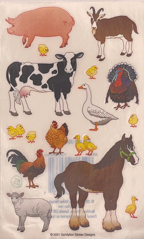 Farm Animals Stickers