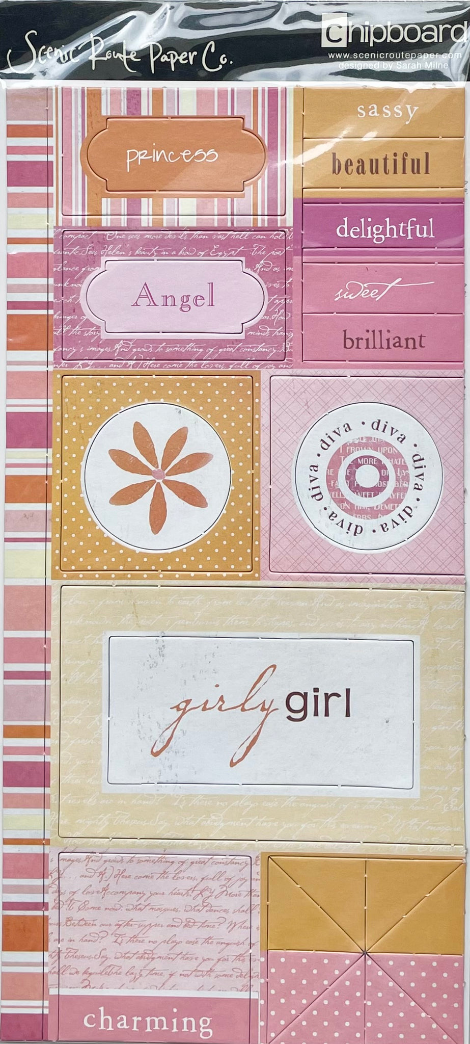 Sentimental All Girl Chipboard