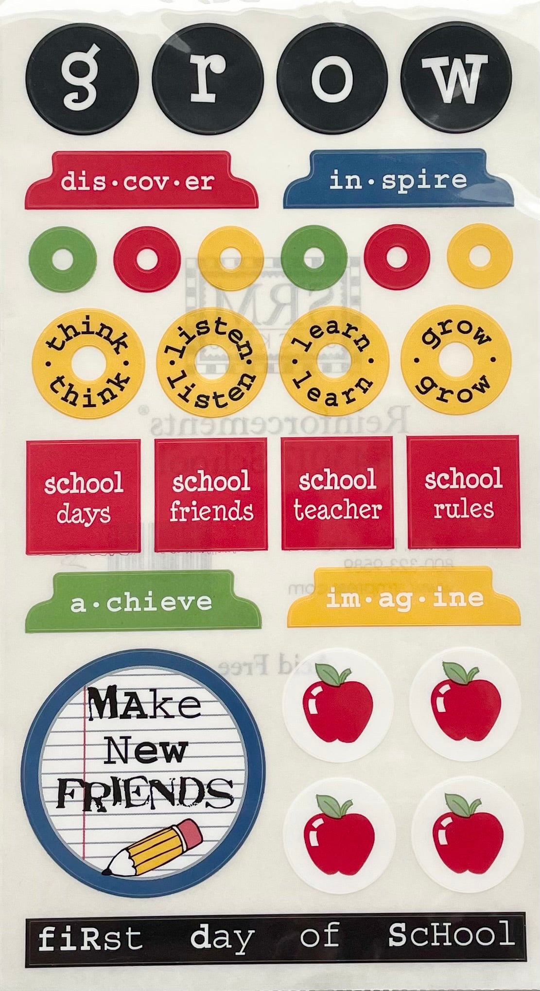 School Reinforcements Stickers