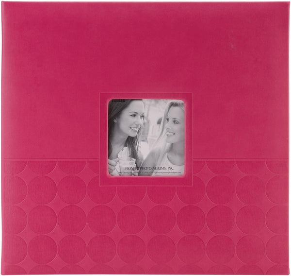 Pioneer Memory Scrapbook 12x12 Post Bound Embossed Circles