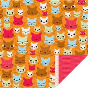 Pebbles Cats & Dogs 12x12 Paper Collection