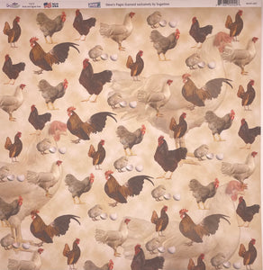 Chicken Collage Paper