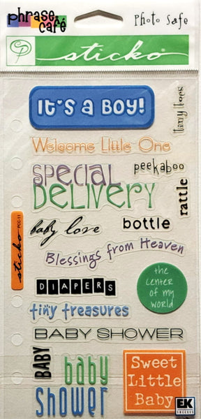 Sticko Phrase Cafe Classic Stickers