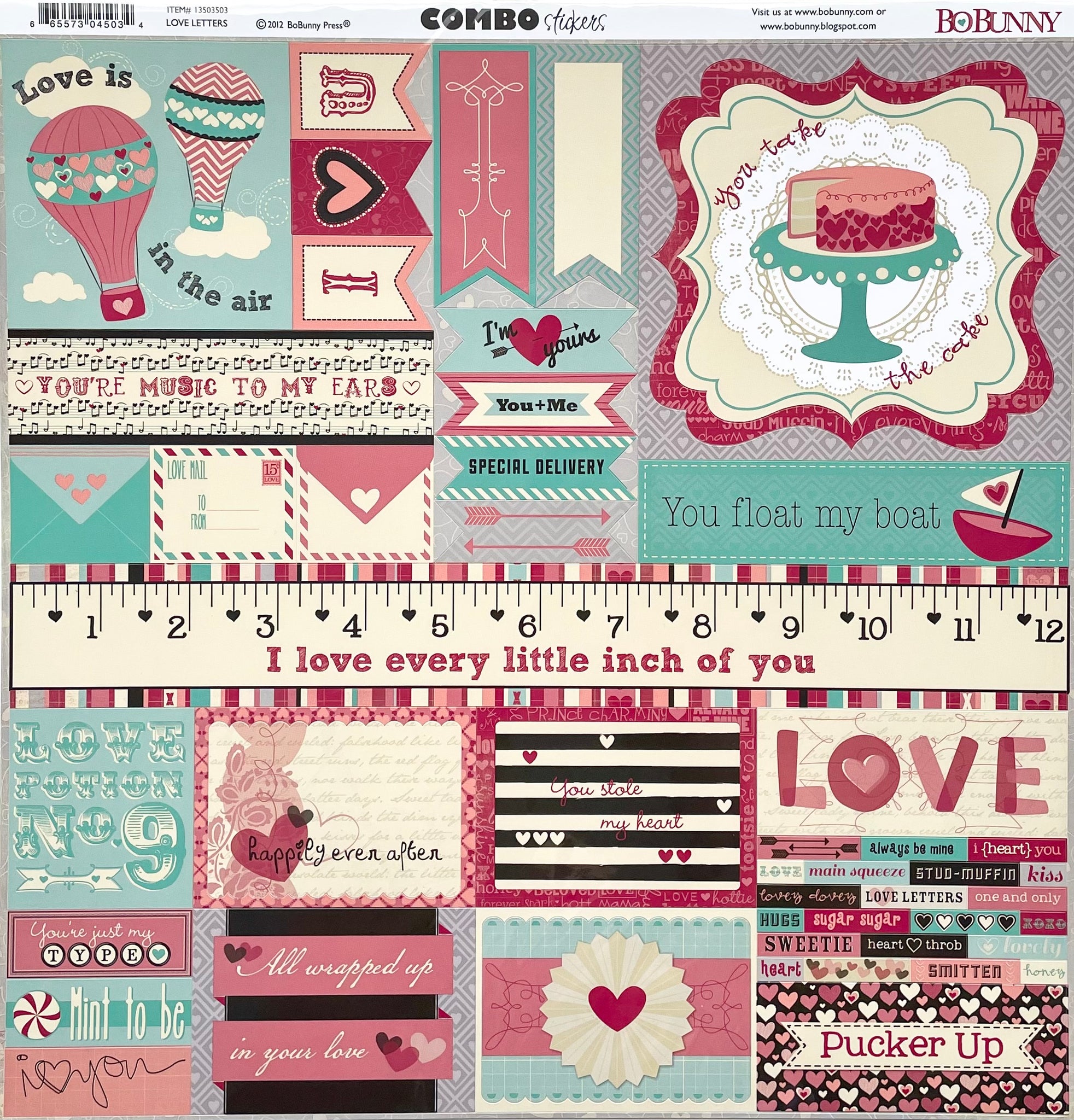 Love Letters Combo Stickers