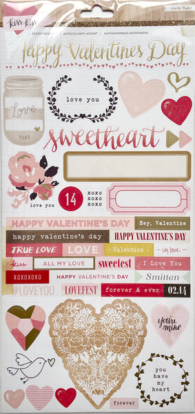 Kiss Kiss Accent Stickers