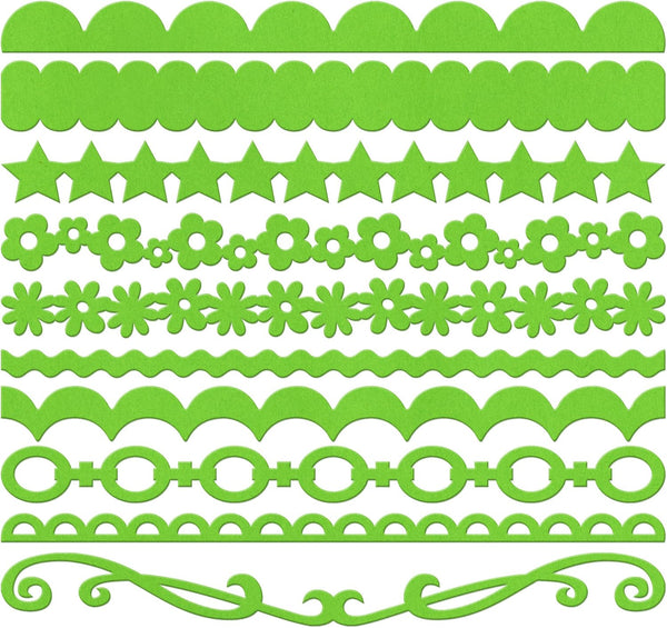 Bazzill Half the Edge Cardstock 6" Border Strips