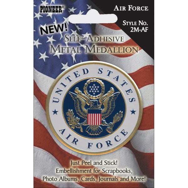 US Military Metal Medallion Embellishment