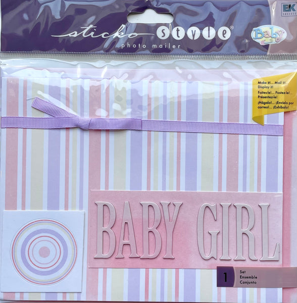 Baby Girl Photo Card