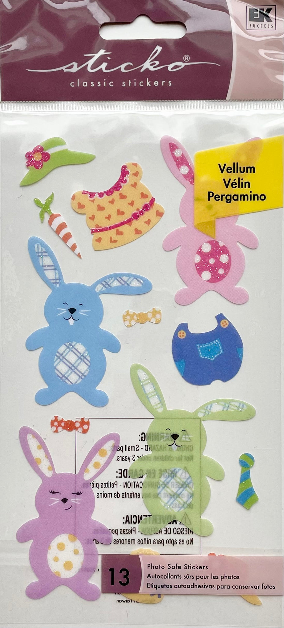 Spring Bunnies Stickers