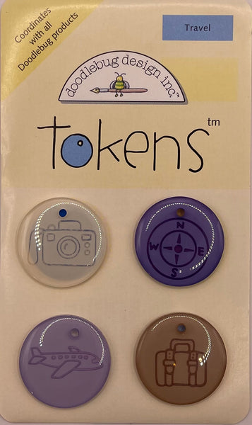 Doodlebug Tokens Embellishments
