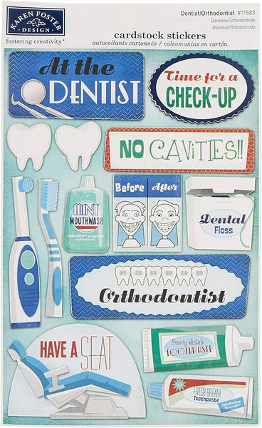 Karen Foster Dentist Orthodontist Sticker Sheet