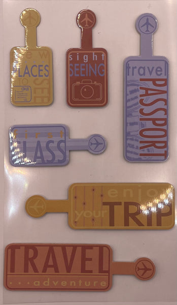 Get Aways Metal Tag Sticker Collection