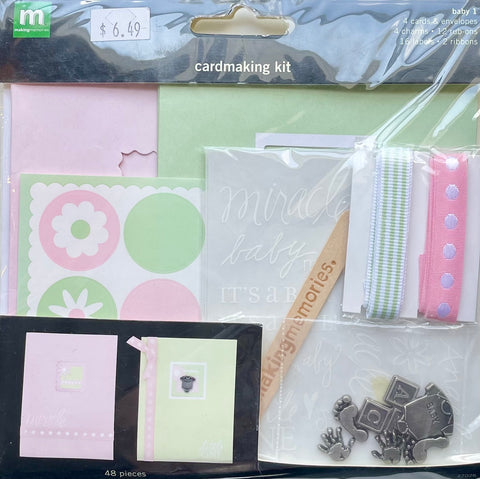 Baby Girl Cardmaking Kit