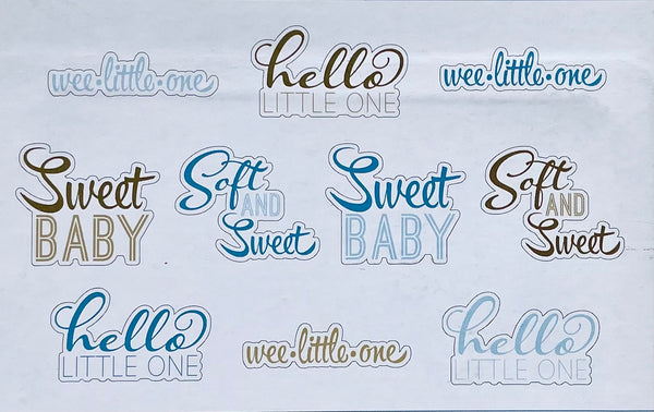 My Baby Boy Diecut Collection