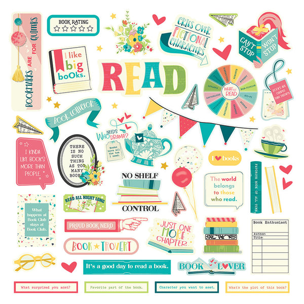 Book Club 12x12 Paper Kit