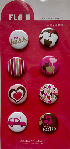 Flair Love Adhesive Badges