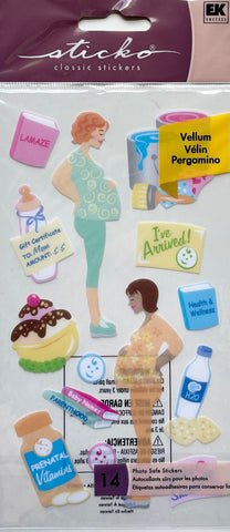 Pregnancy Classic Stickers
