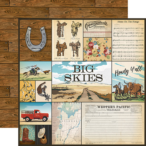 Carta Bella Cowboy 12x12 Paper Collection