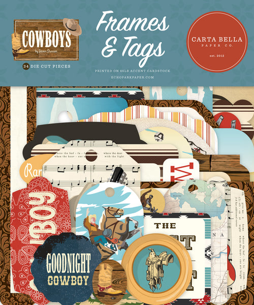 Carta Bella Cowboy Collection Ephemera