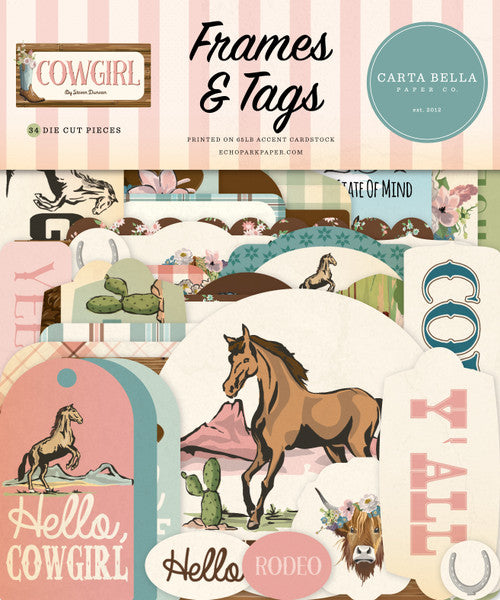 Carta Bella Cowgirl Ephemera