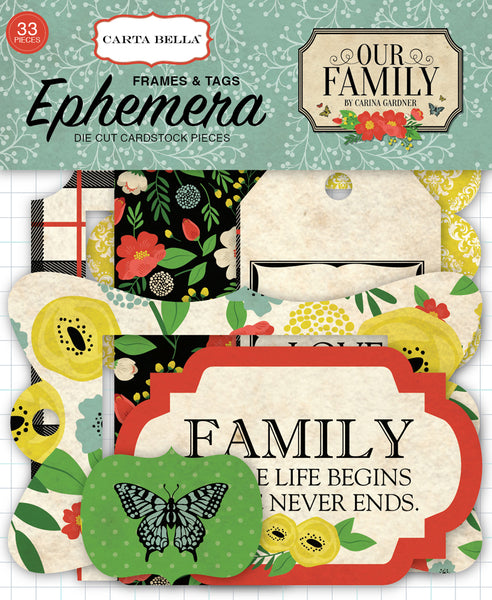Our Family Die Cut Pieces
