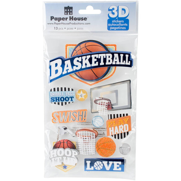 Paper House 3D Sports Stickers