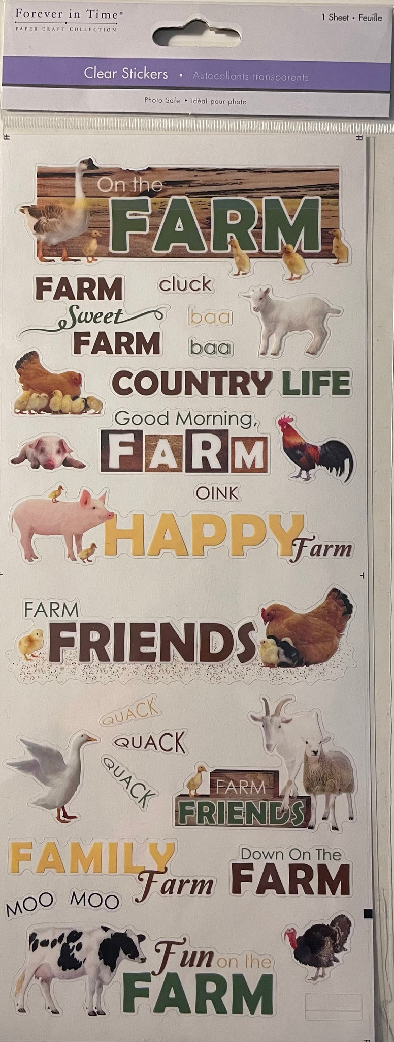 On The Farm Stickers