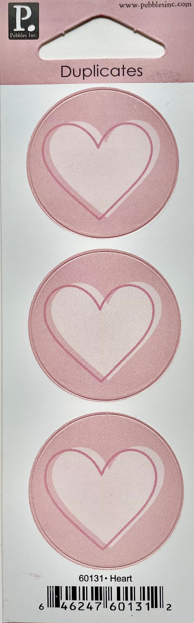 Heart Duplicates Stickers
