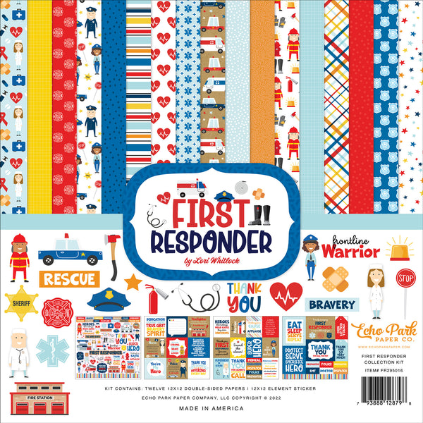 Echo Park First Responders 12x12 Collection Kit