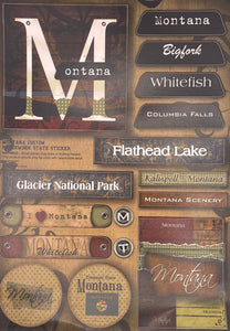 Montana Patchwork State Stickers