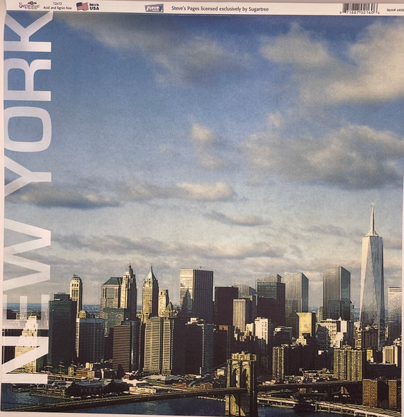 US Cities 12x12 Paper Collection